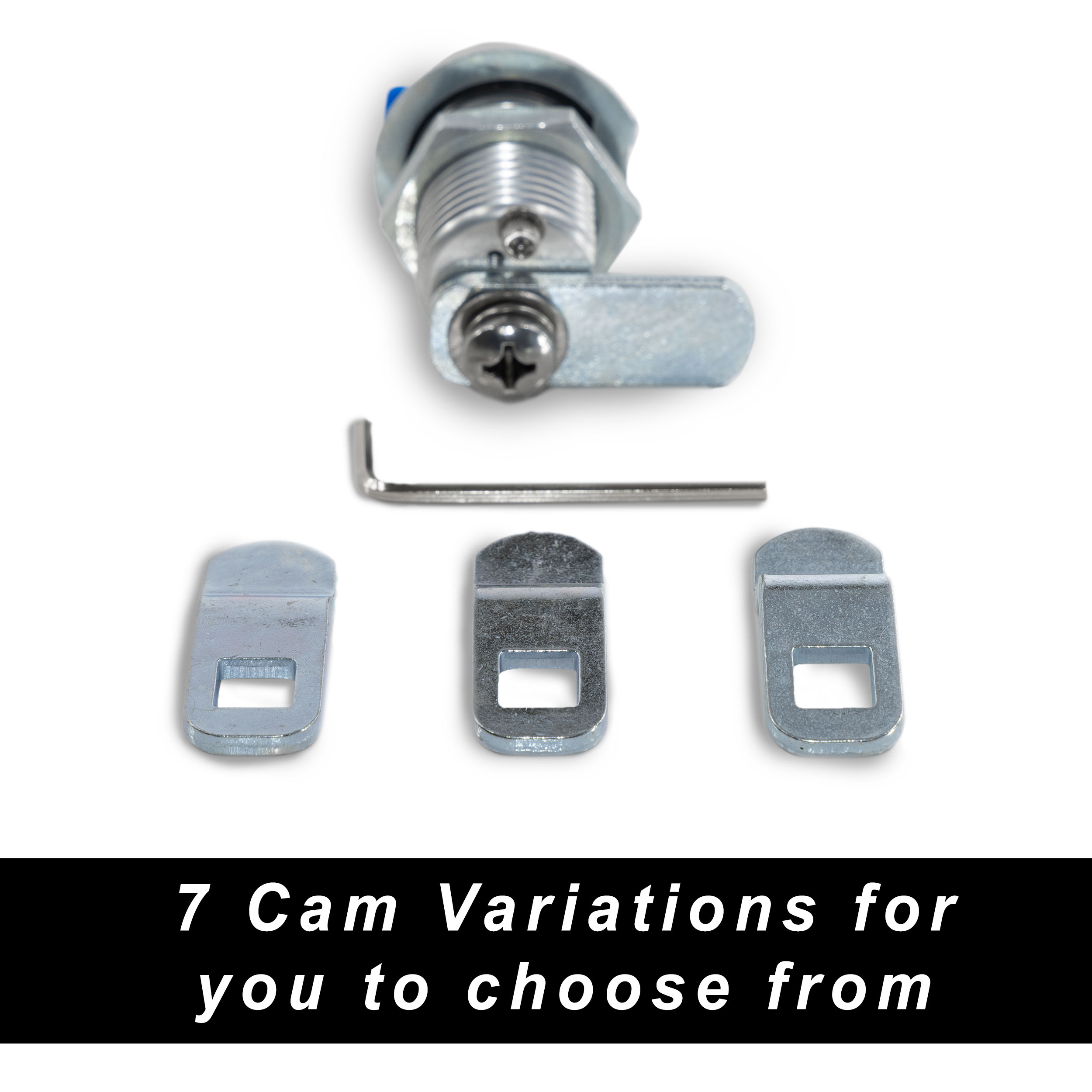 PUROCEAN Cam Lock Keyed Alike Cabinet Lock Mailbox Lock for Camper Boat Yatch Caravan RV Toolbox Cabinet and Drawer 6 Packs, 20mm(13/16)